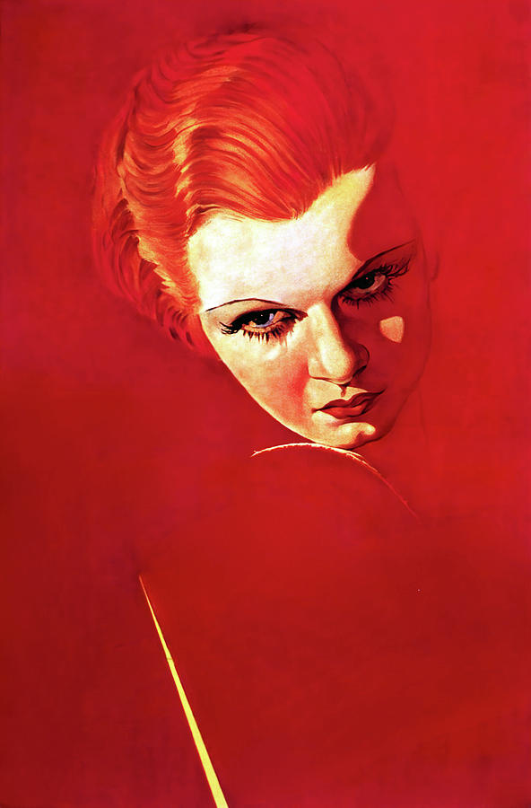 Red-headed Woman, 1932, movie poster painting Painting by Movie World Posters