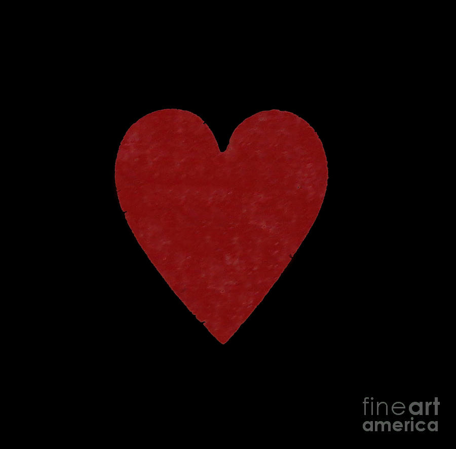 Red Heart Digital Art by Tom Conway