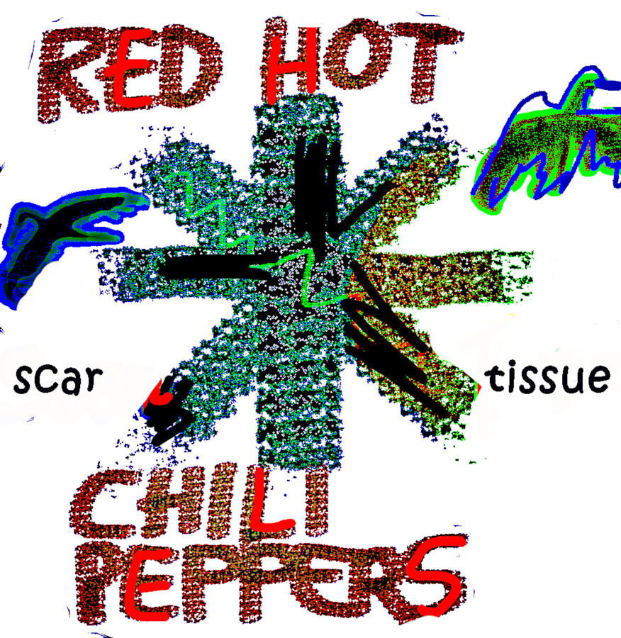 Red Hot Chili Peppers 1999 Painting by Enki Art