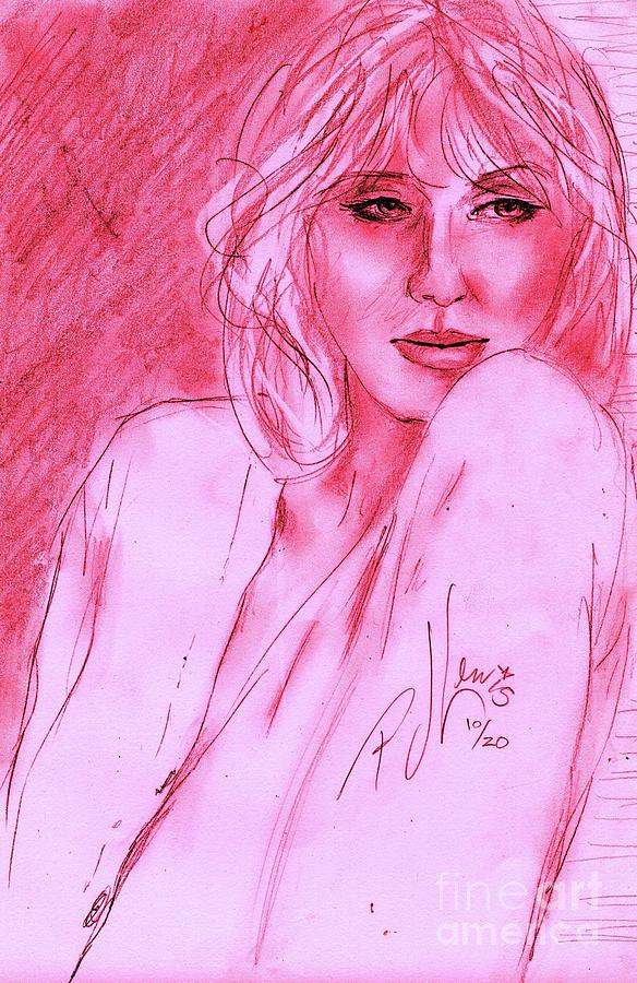 Red Hot Drawing by PJ Lewis
