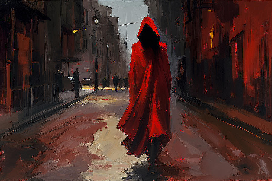 Red in the Hood Digital Art by Jackson Parrish