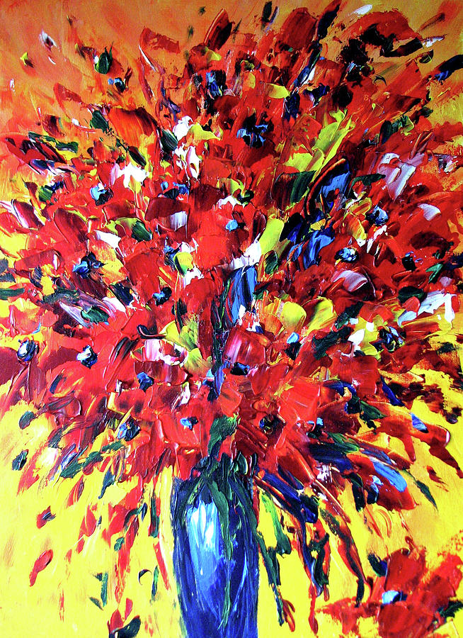 Red Painting by Irina Sidorovich
