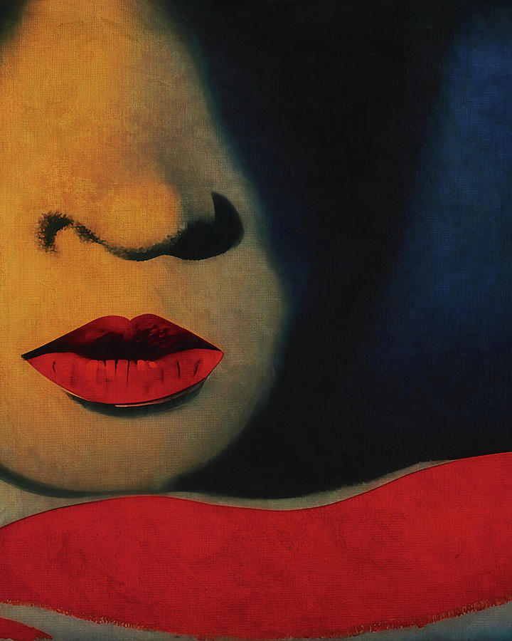 Red Lips Digital Art By Jan Keteleer Fine Art America