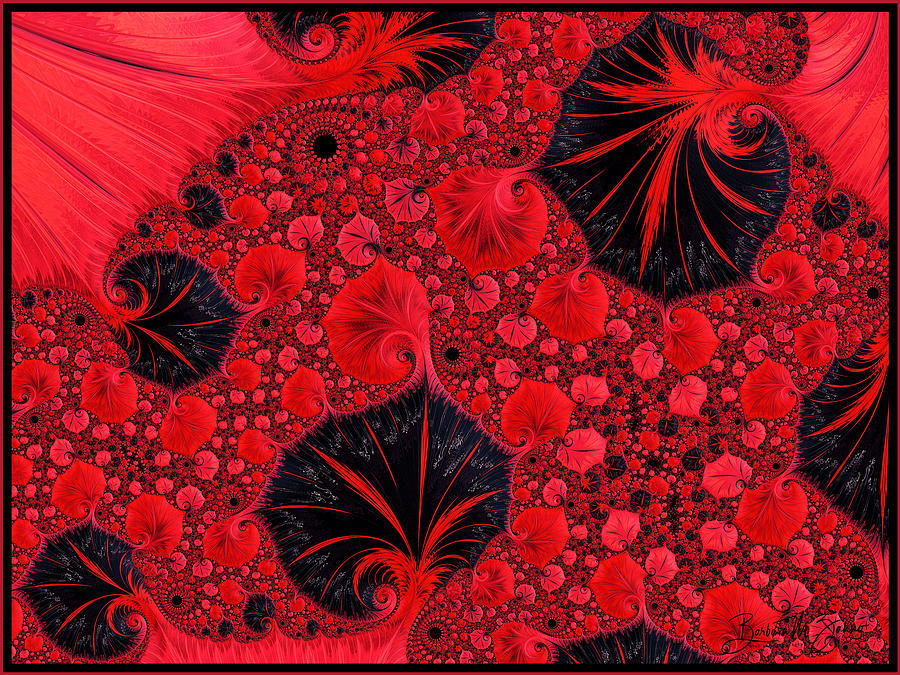 Red Magic - Abstract Photograph by Barbara Zahno