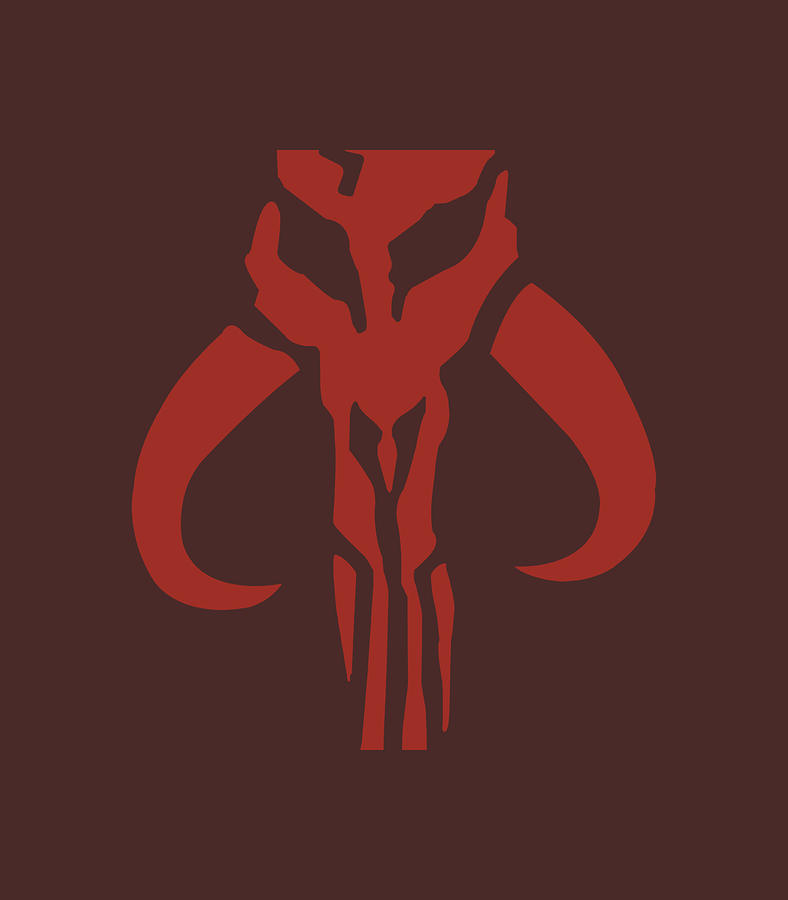 Red Mandalorian Logo Digital Art by Carsyk Eowyn - Fine Art America