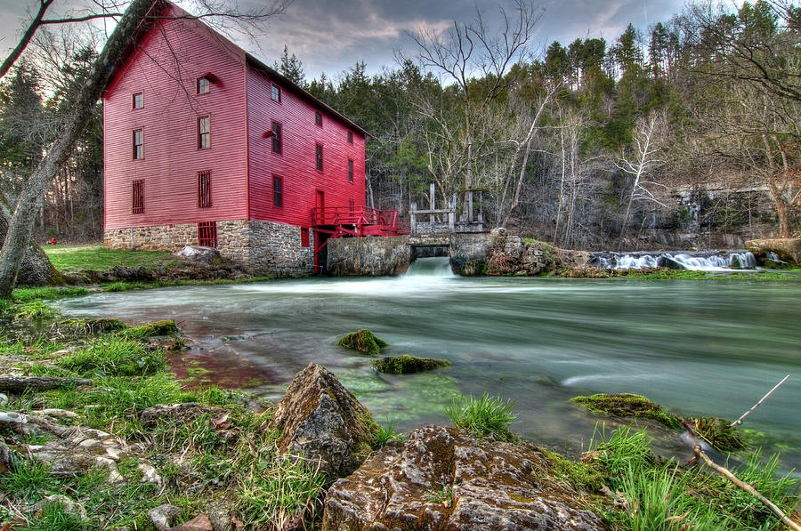 Red Mill At Alley Spring Photograph