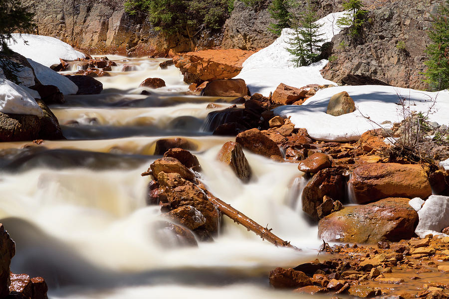 Red Mountain Creek Snowmelt Photograph by John Daly
