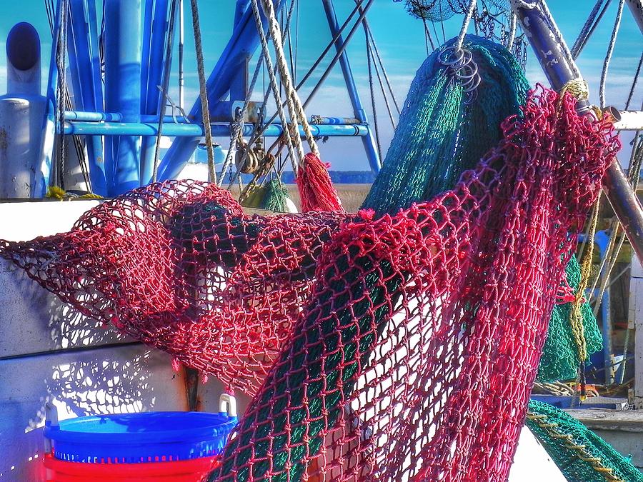 Red Nets Photograph by Patricia Greer
