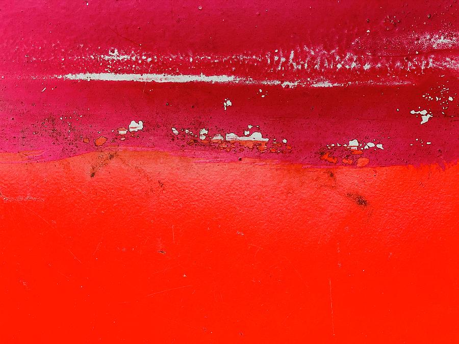 Red Paint Abstract Photograph by Eena Bo