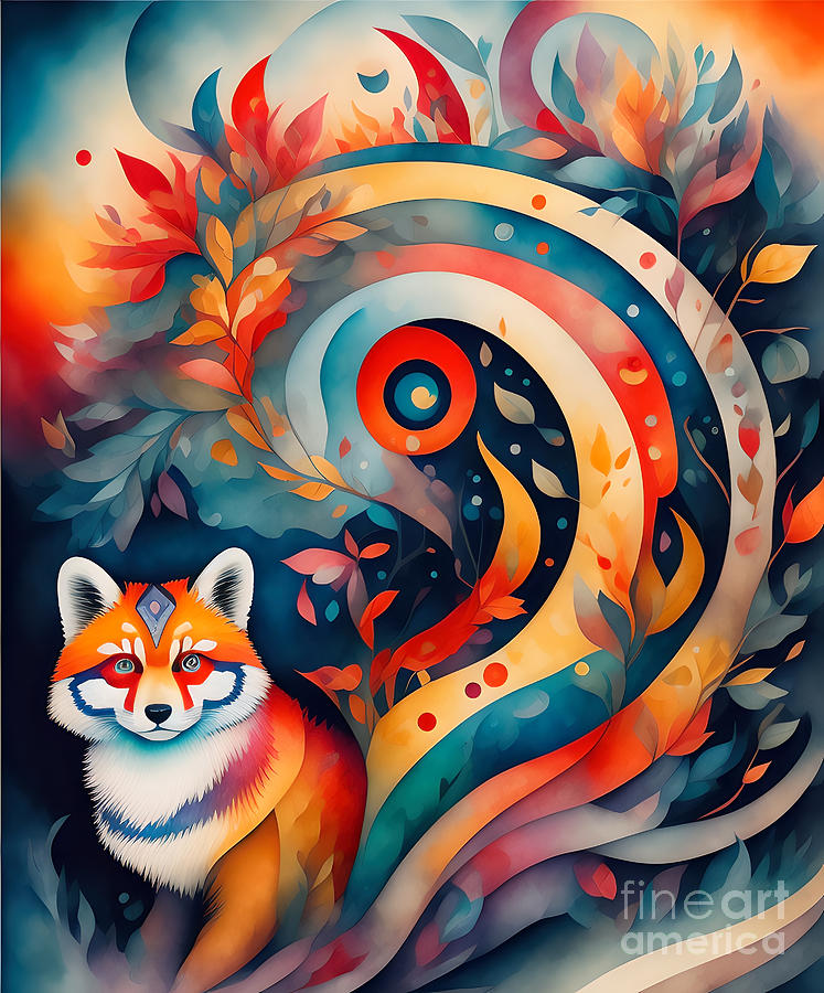 Red Panda In The Forest - 3 Digital Art by Philip Preston