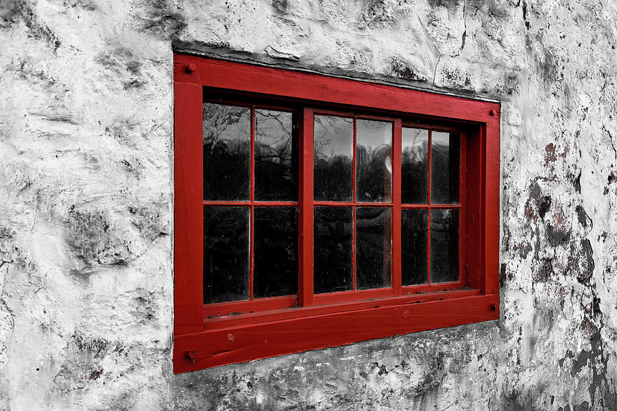 Red Pane Photograph by Rose Guinther