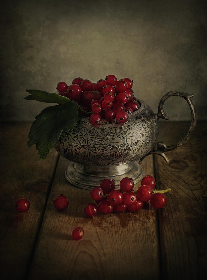 Red pearls Photograph by Jaroslaw Blaminsky