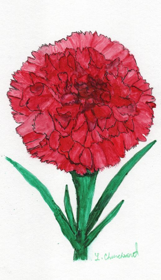 Red Petals Painting by Lois Churchward - Fine Art America