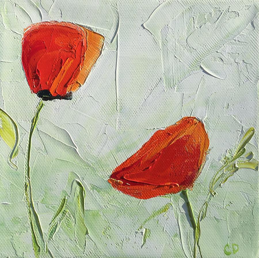 Red Poppy #1 Painting by Celeste Drewien