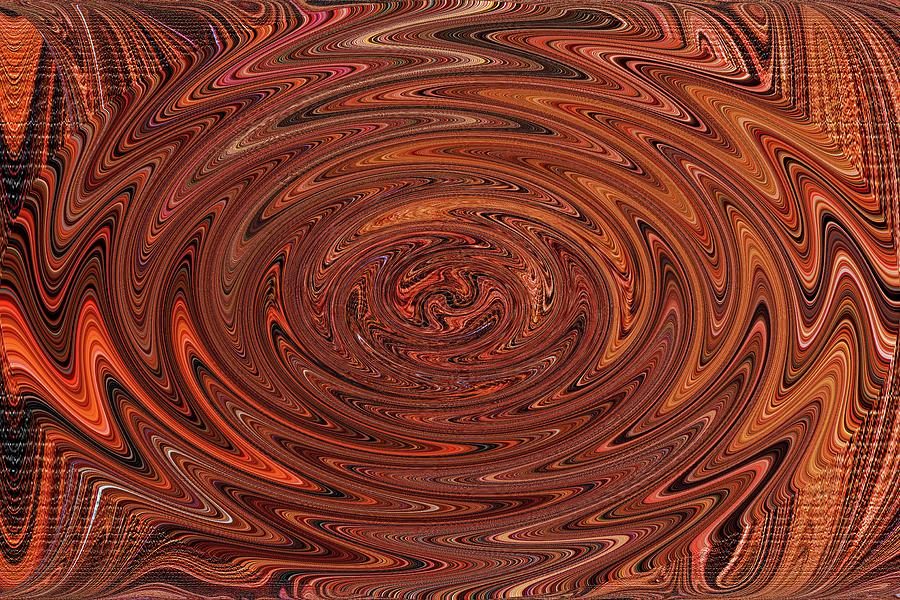 Red Rally Abstract Digital Art by Tom Janca