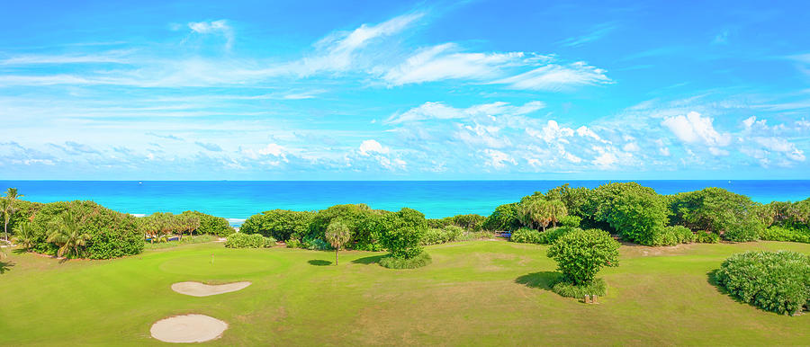 Red Reef Golf Course Panorama Photograph by Mark Andrew Thomas