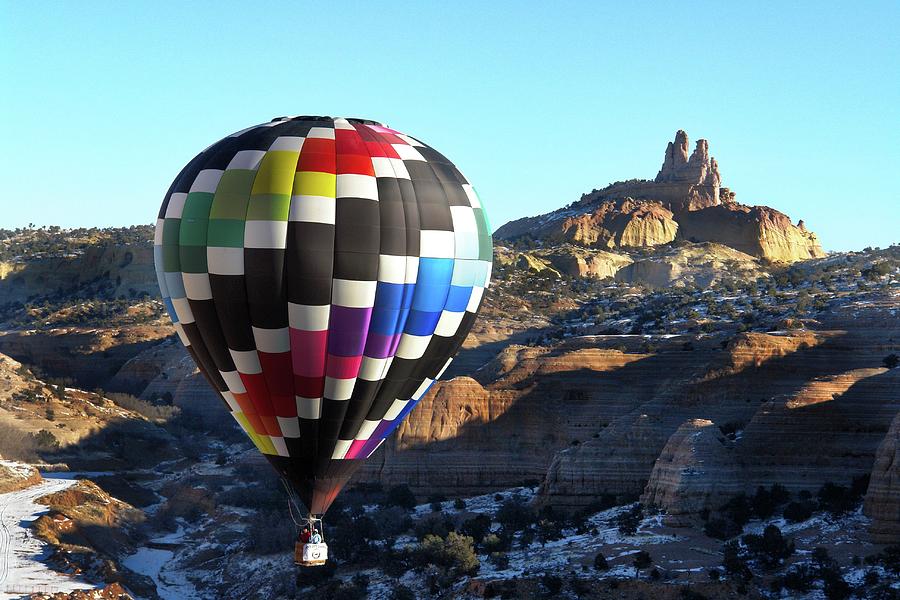 Red Rock Balloon Festival Gallup New Mexico Photograph by James Mayo
