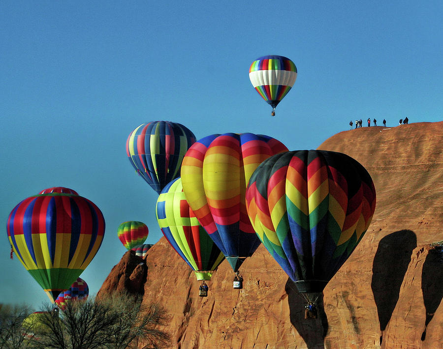 Red Rock Balloon Rally Photograph by James Mayo Fine Art America