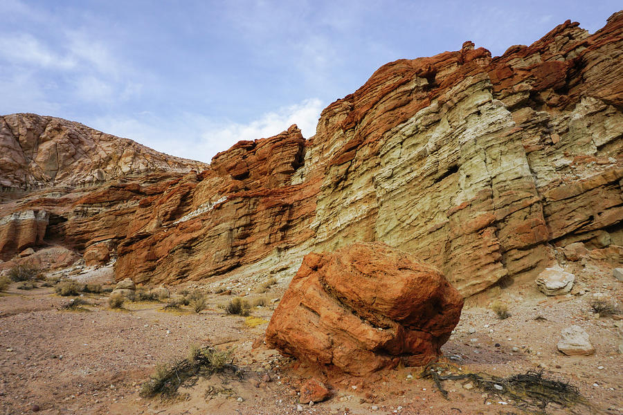 Red Rock Canyon Geology  Photograph by Brett Harvey