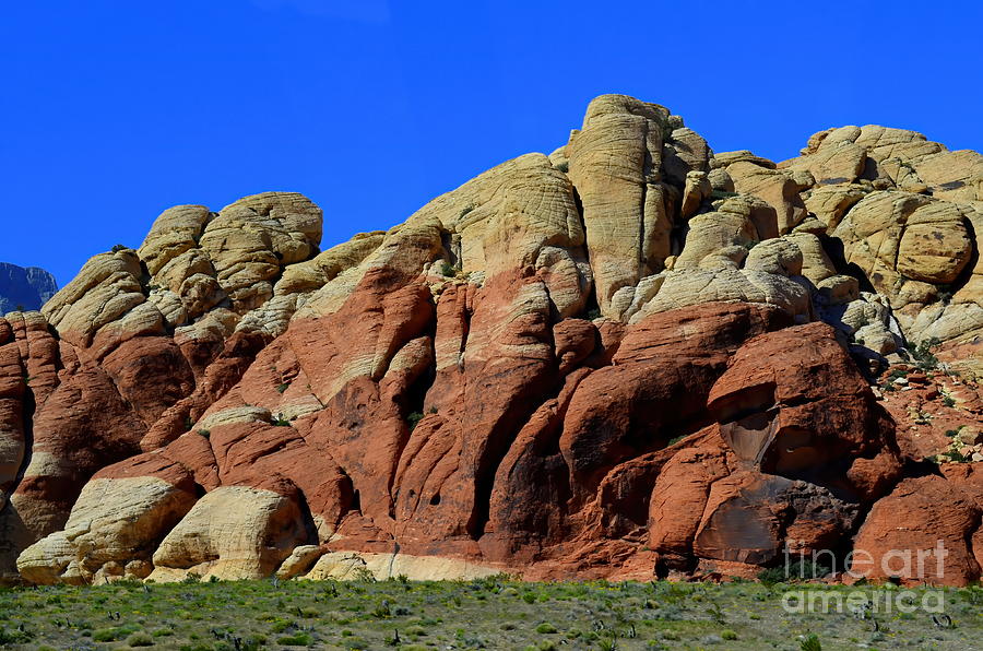 Red Rock Canyon - Nevada Photograph by Mary Deal
