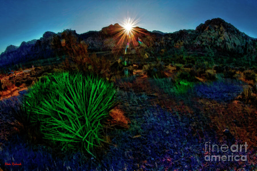 Red Rock Canyon State Park Sunset Photograph by Blake Richards