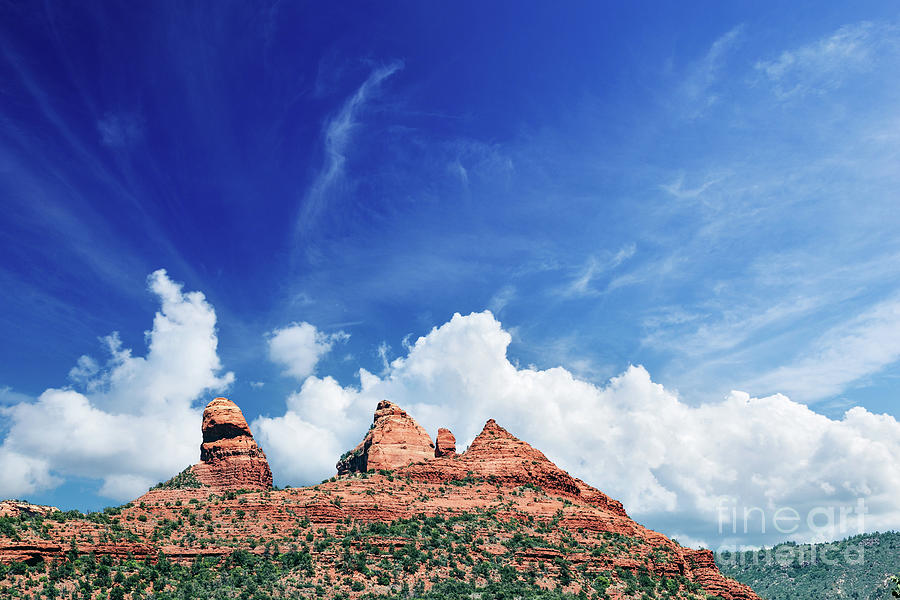 Red rock formations in Sedona, Arizona, USA. Photograph by Michal Bednarek