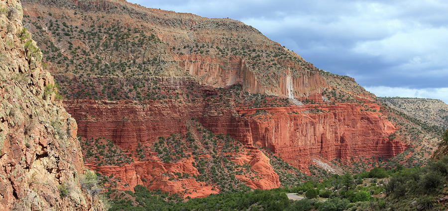 Red Rock Geology  Photograph by Steve Templeton