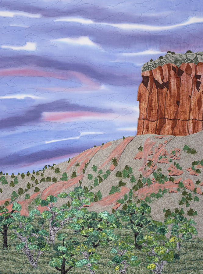 New Mexico Mixed Media - Red Rock Morning by Patricia Gould