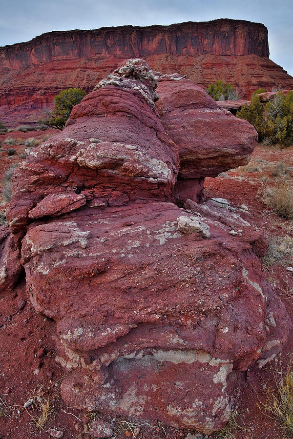 Red Rock Pile in Castle Valley Photograph by Ray Mathis