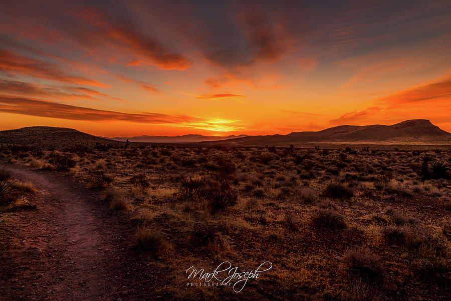 Red Rocks Canyon Sunrise Photograph by Mark Joseph