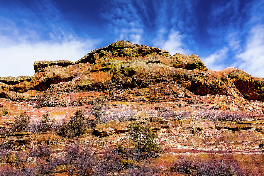 Red Rocks of Denver Photograph by David Patterson