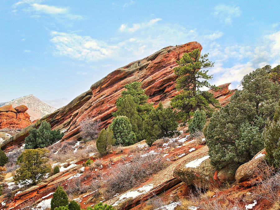 Red Rocks Park Colorado landscape photograph Photograph by Ann Powell