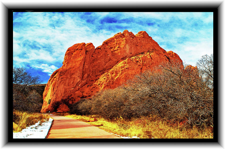 Red Rocks Walkway Photograph by Richard Risely