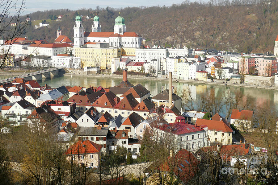 Red Roofs of Passau Photograph by Johanna Zettler
