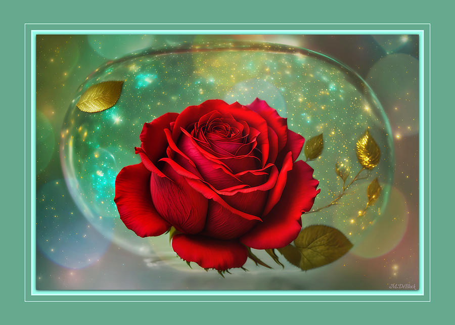 Red Rose in a Globe Photograph by Marilyn DeBlock - Pixels