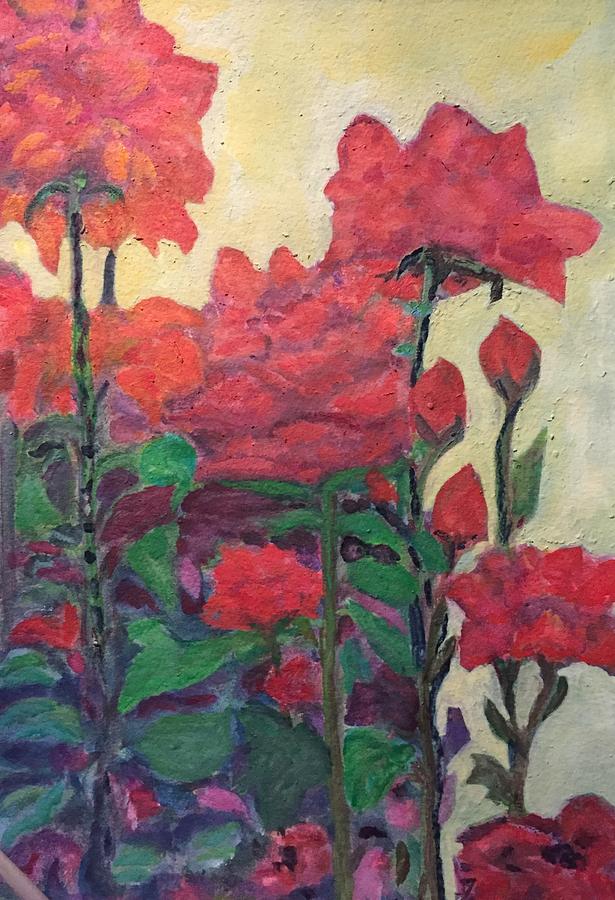 Red Roses Painting by Laurel Hill - Fine Art America