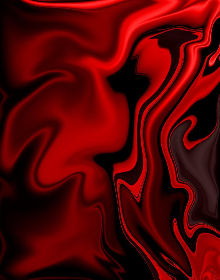 Red Satin Digital Art by Michelle Hoffmann - Fine Art America