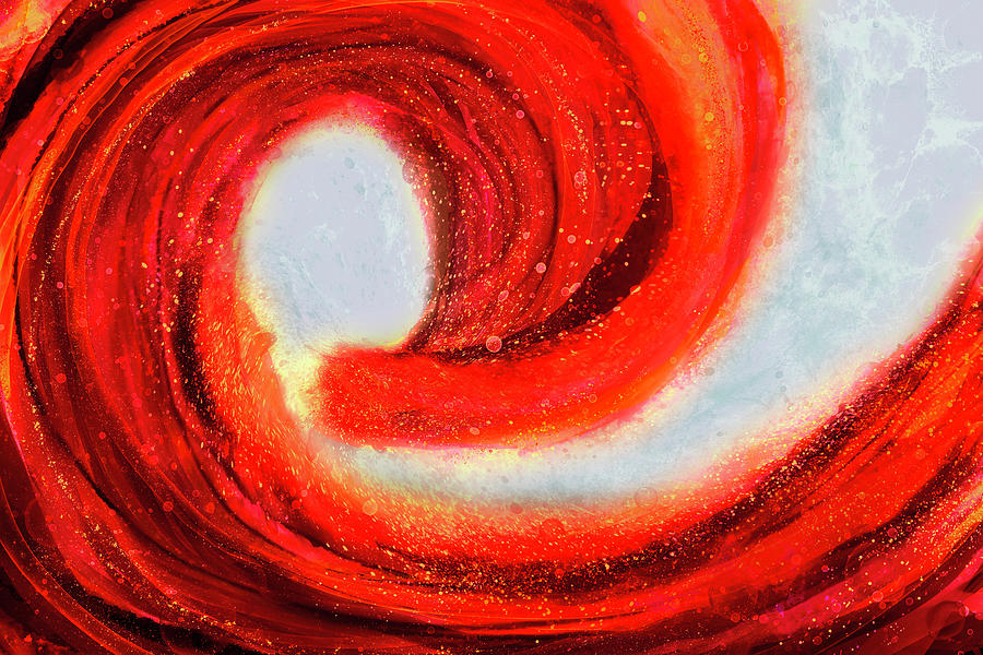 Red Sea Digital Art by Peggy Collins