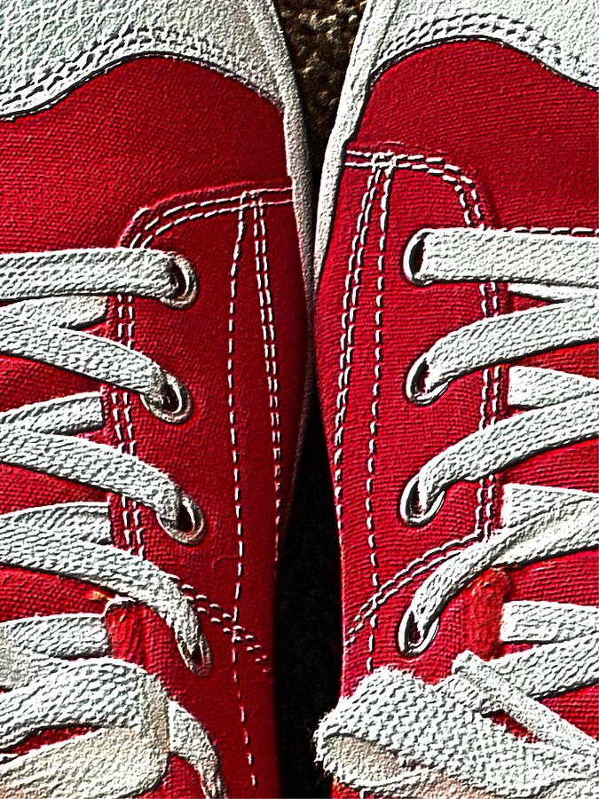 Red Shoes Photograph by Bonnie Bruno