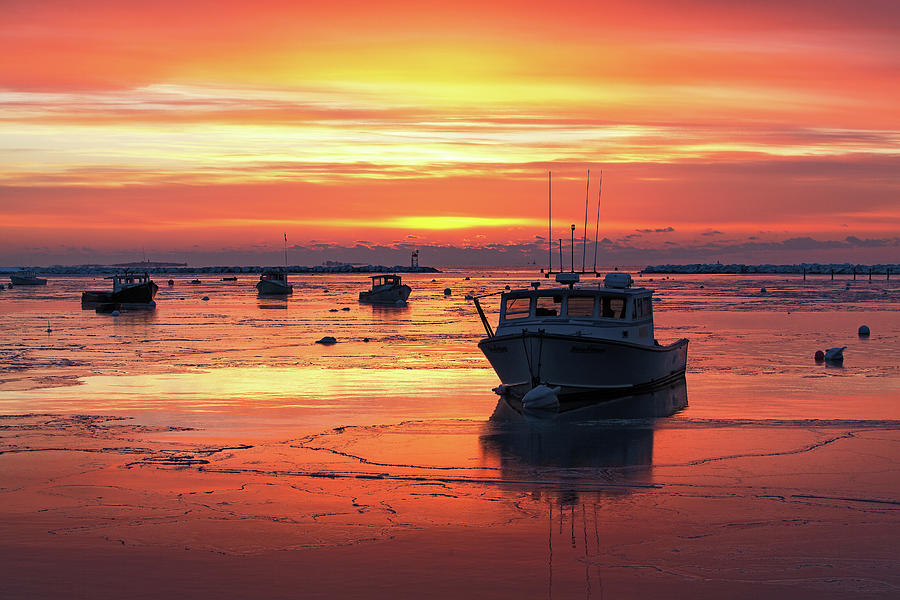 Red Skies in Rye Photograph by Eric Gendron