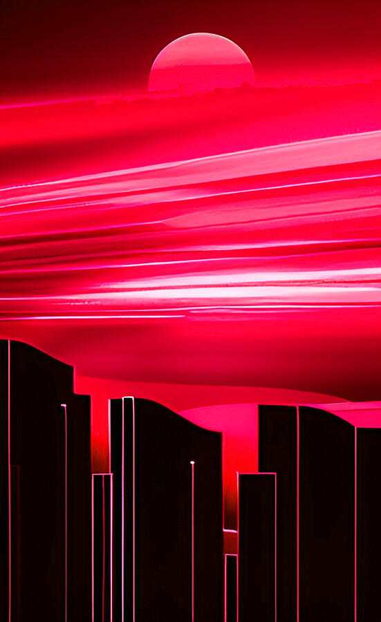 Red Sky Delight Digital Art by Ronald Mills