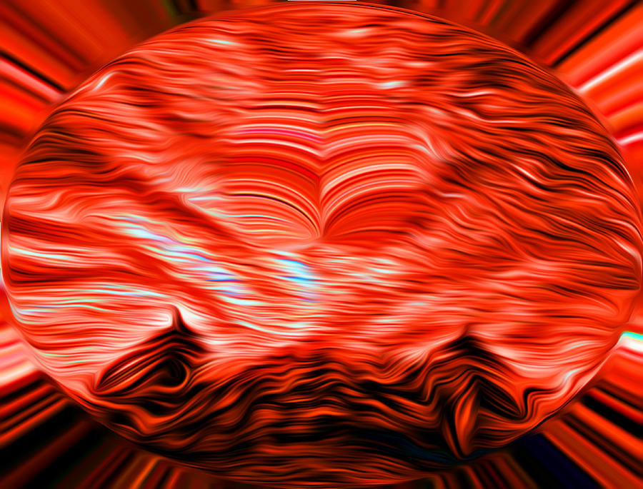 Red Sky Digital Art by Ronald Mills