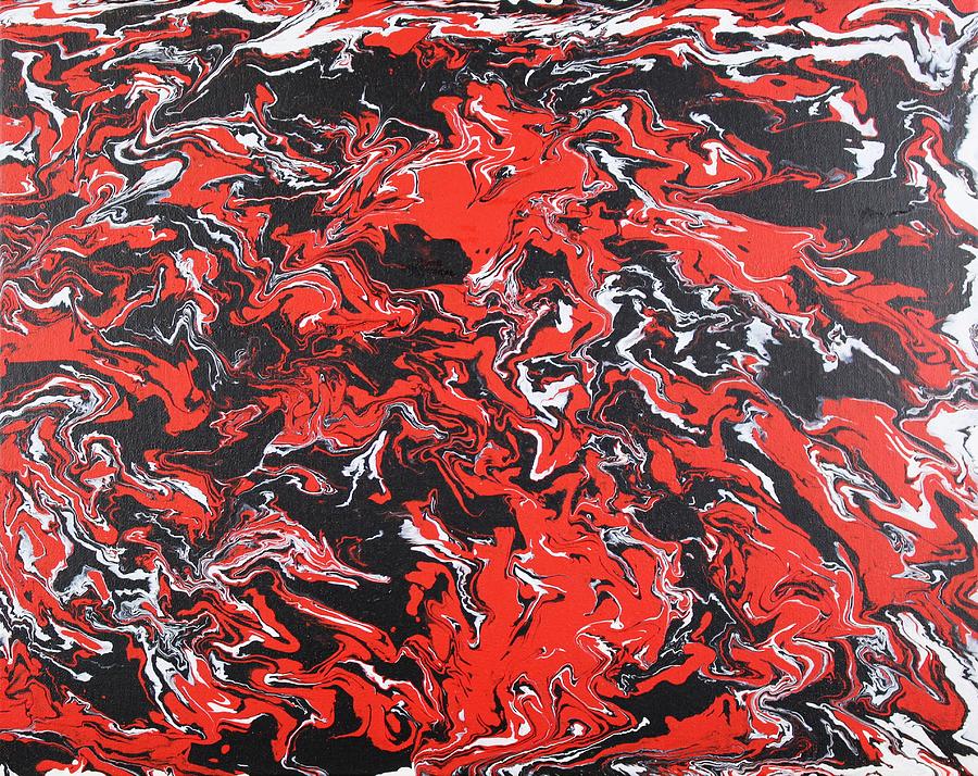 Red Skye Painting by Embrace The Matrix