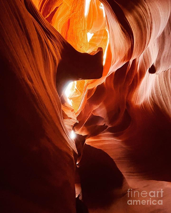 Red Slot Canyon Photograph by Suzanne Lorenz
