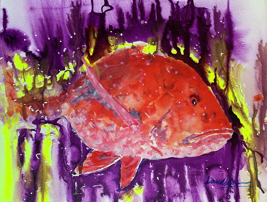 Red Snapper Painting by David and Noriko Cooper - Fine Art America