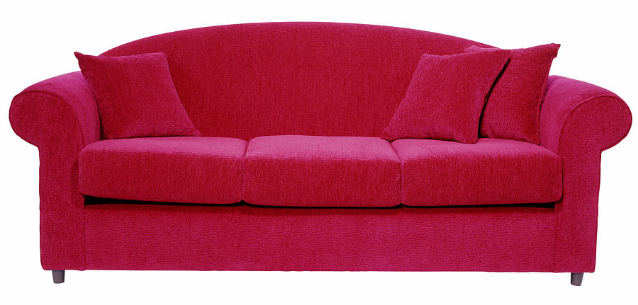 Red Sofa Photograph by Ryan McVay