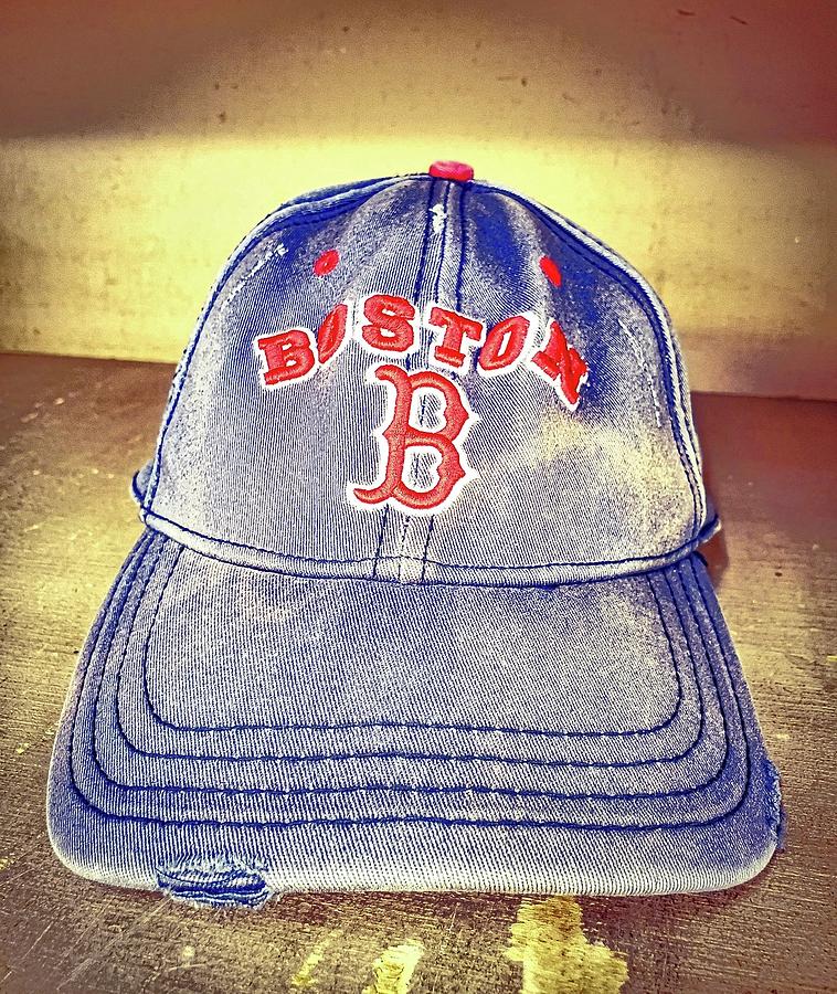 Red sox cap Photograph by Bruce Carpenter