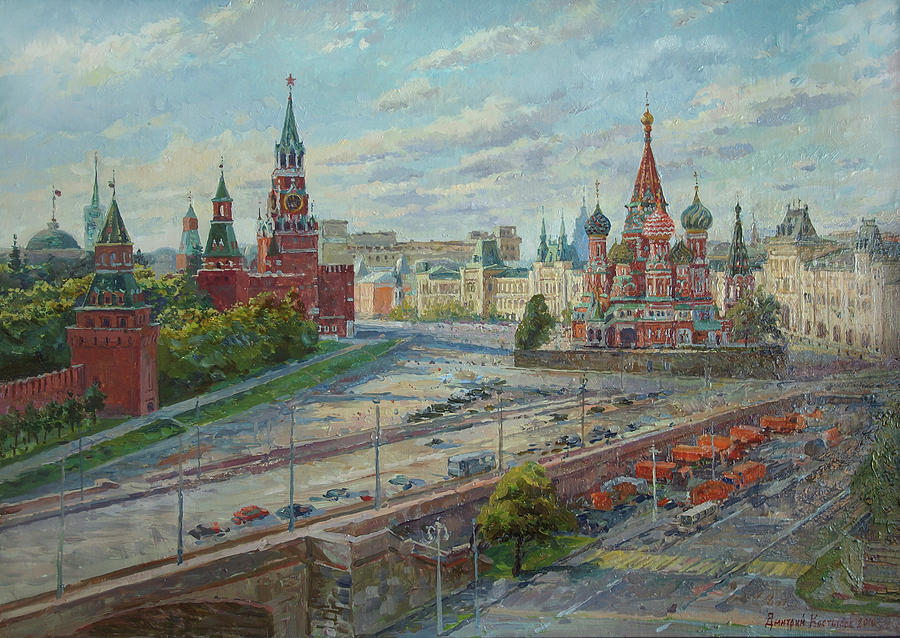 Картины красной площади в москве