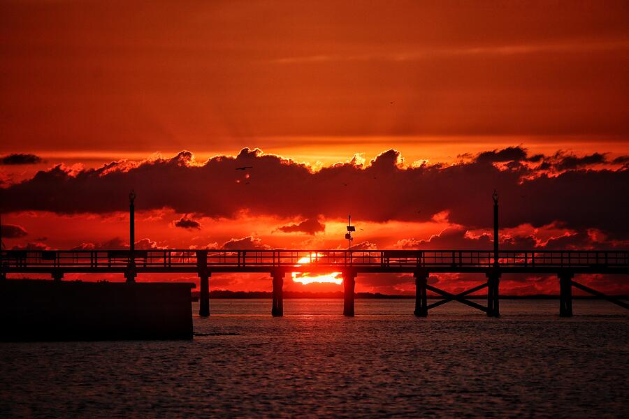 Red Sun Rising Photograph by Chad Simpson Fine Art America