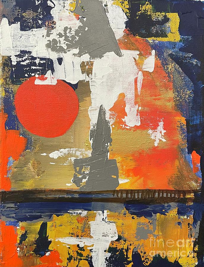 Red Sun Rising Painting by Elle Harrington Fine Art America